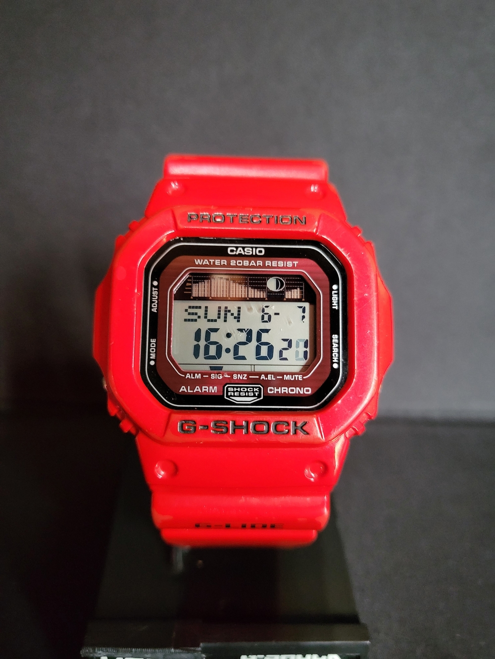 Casio G-Shock GLX-5600 Moon And Tide Graph Digital Watch - Red